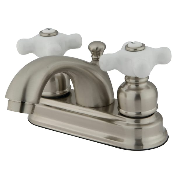 4" Centerset Bathroom Faucet, Brushed Nickel